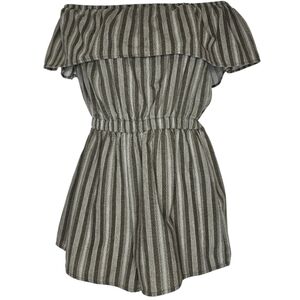 Haute Monde Striped Romper